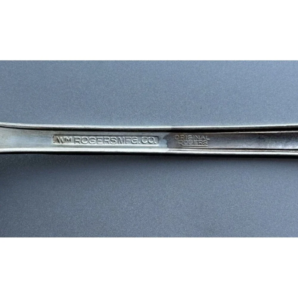 Wm Rogers Mfg Co Original Rogers Avalon Cabin Serving Spoon‎ Vintage Silverplate